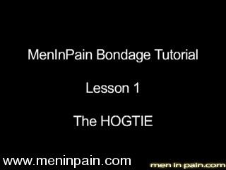 BestBDSM24.com - Image 2710 - Men In Pain Bondage TutorialPart 1: the HOGTIE