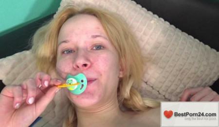 Czech Deviant - Blonde In Baby Clothes Gets Fucked Hard