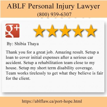 ABLF Personal Injury Lawyer
34 South St
Port Hope Ontario L1A 1R8
(800) 939-6307

https://ablflaw.ca/port-hope.html