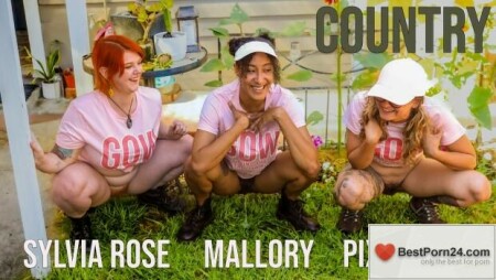 Girls Out West - Mallory, Pixie Play & Sylvia Rose